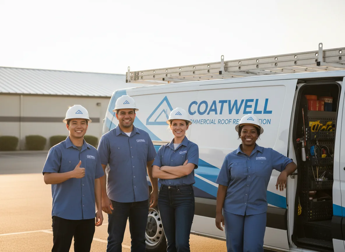 Commercial roof coating company in Jackson, WI
